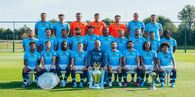 Đội hình chính thức của Man City trong mùa giải năm nay.